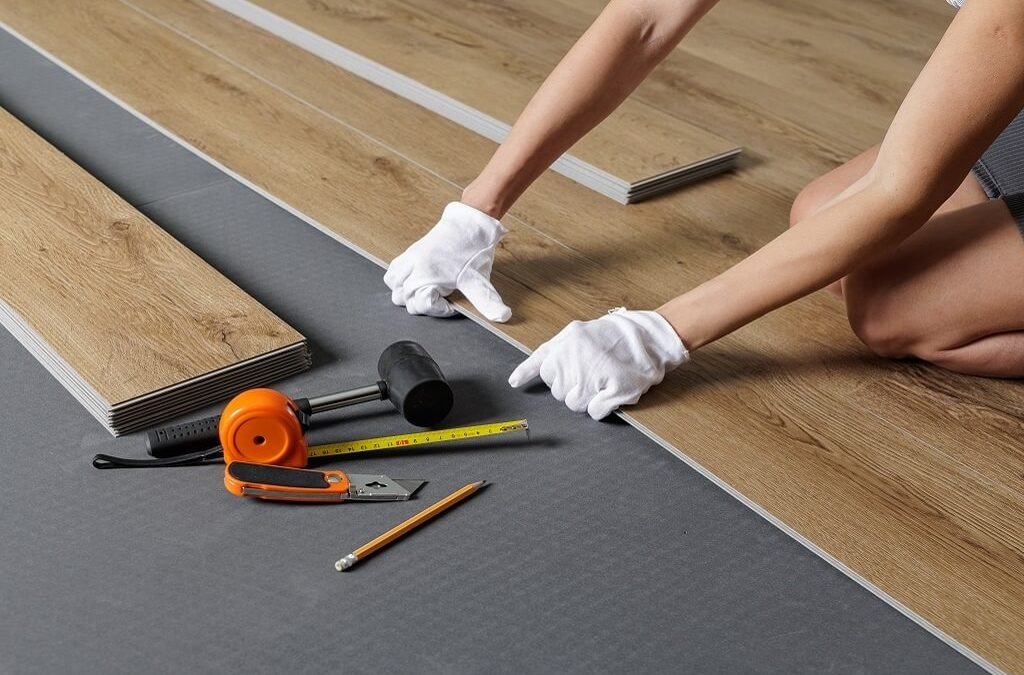 Professional flooring installation